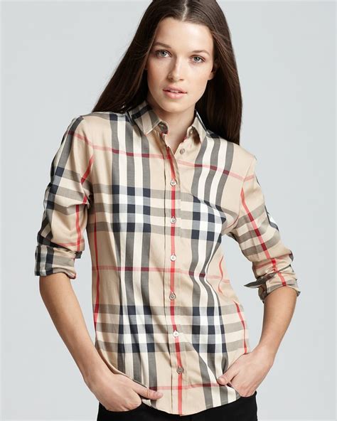 burberry ladies blouses|burberry women's shirts on sale.